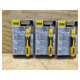 12-250 VAC/DC Voltage-Continuity-Screwdriver Tester (lot of 3)