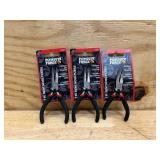 PLYMOUTH FORGES 5  bent nose pliers (lot of 3)