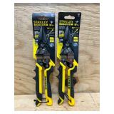 Stanley FatMax 10 in. Stainless Steel Aviation Snips 18 Ga. (Lot of 2)