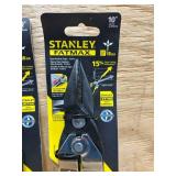 Stanley FatMax 10 in. Stainless Steel Aviation Snips 18 Ga. (Lot of 2)