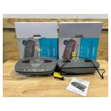 Homedics Vibration Foot Massager with Soothing Heat, Gray (lot of 2)
