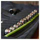 AWP - Lot of 5 - Black Polyester 19-in Buckle Tool Roll (109254.10)