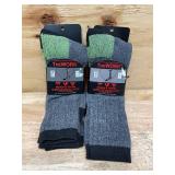 The Work - Lot of 2 - Socks 2 Pair Pack in Green in Size 10-13