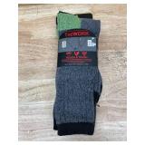 The Work - Lot of 2 - Socks 2 Pair Pack in Green in Size 10-13