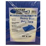 The Great Dane - Lot of 3 - Heavy Blue Tarp 20x30 (1092569.84)