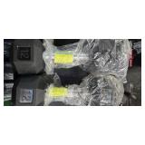 A pair of 12LB Rubber Hex Dumbbells (NEW)