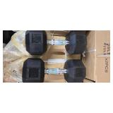 A pair of 40 LB Hex Dumbbells ( NEW)
