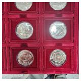 1996 Nascar Trucks & Drivers Coin Set(18 Tracks/6 Drivers)