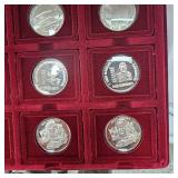 1996 Nascar Trucks & Drivers Coin Set(18 Tracks/6 Drivers)