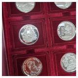 1996 Nascar Trucks & Drivers Coin Set(18 Tracks/6 Drivers)