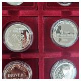 1996 Nascar Trucks & Drivers Coin Set(18 Tracks/6 Drivers)