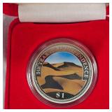 1995 Namibia $1 Proof Coin-Desert Independence