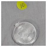.999 Silver Bit Coin, 1 oz