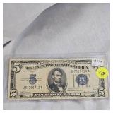1934 A $5 Silver Certificate