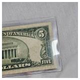 1934 A $5 Silver Certificate