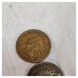 5-Indian Head Pennies