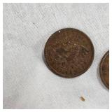 5-Indian Head Pennies