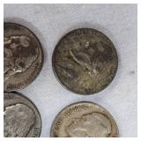5-Silver Jefferson 5c