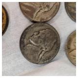 5-Silver Jefferson 5c