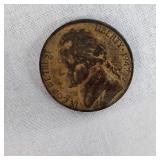 5-Silver Jefferson 5c