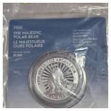 2022 Magestic Polar Bear 1oz, .999