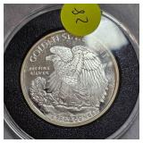 Goldon State Mint 2oz, .999 Walking Round