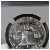 1956 Type 2 Franklin 50c NGC PF66