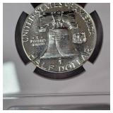 1956 Type 2 Franklin 50c NGC PF66