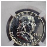 1959 Franklin 50c NGC PF63