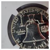 1959 Franklin 50c NGC PF63