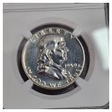 1959 Franklin 50c NGC PF66