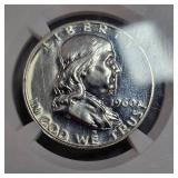 1960 Franklin 50c NGC PF66
