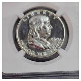 1960 Franklin 50c NGC PF67