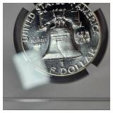 1960 Franklin 50c NGC PF67