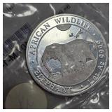 2022 Somalia 1oz, Silver Elephant