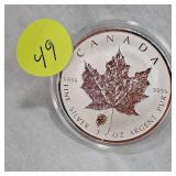 2018 Canada $5 Maple Leaf 1oz, .999