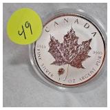 2018 Canada $5 Maple Leaf 1oz, .999