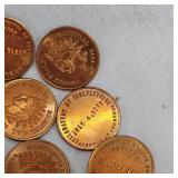 (10)1776-1976 Bicentennial Copper Indian Head 1c, Sobeigners, BU