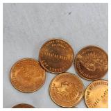 (10)1776-1976 Bicentennial Copper Indian Head 1c, Sobeigners, BU
