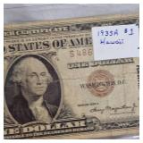 1935-A $1 Hawaii Note