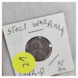 5-Steel War Pennies in Cards