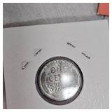 5-Steel War Pennies in Cards