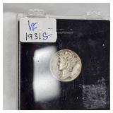 4-Mercury Dimes 10c