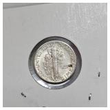 4-Mercury Dimes 10c