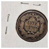 1857 Flying Eagle 1c