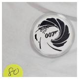 2022 Bond "007" 1 oz Round