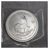 2024 Kruggerrand Round, 1oz Silver