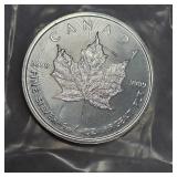 2022 $5 Maple Leaf 1 oz Silver