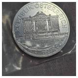 2022 50 Euro Philharmonica 1oz Silver