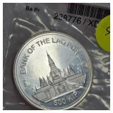 2021 Laos 1oz Silver Tiger
